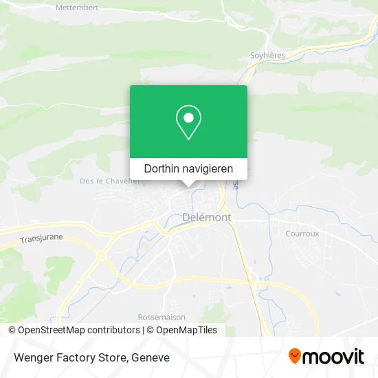Wenger Factory Store Karte