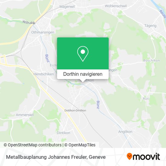 Metallbauplanung Johannes Freuler Karte