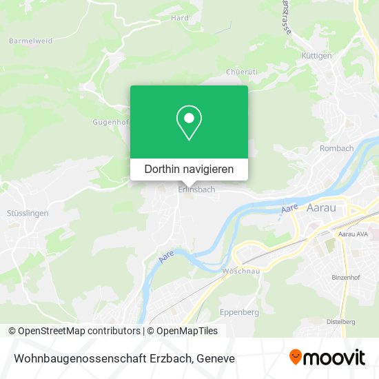 Wohnbaugenossenschaft Erzbach Karte