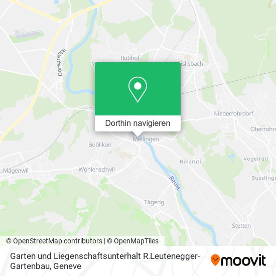 Garten und Liegenschaftsunterhalt R.Leutenegger-Gartenbau Karte