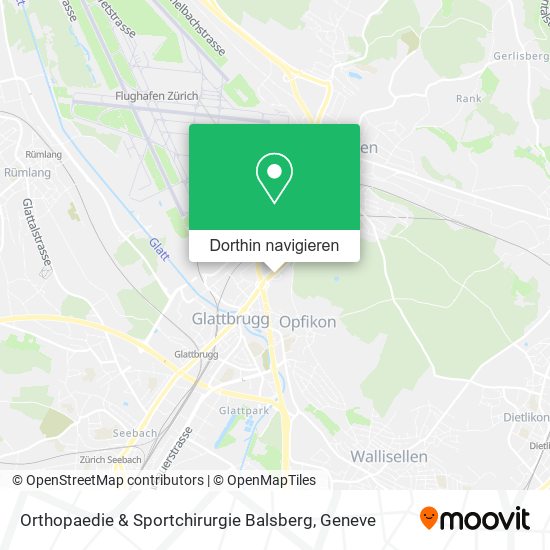 Orthopaedie & Sportchirurgie Balsberg Karte