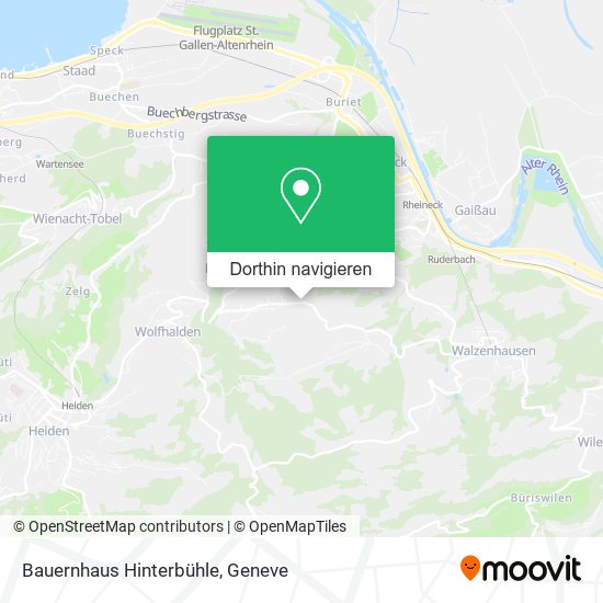 Bauernhaus Hinterbühle Karte