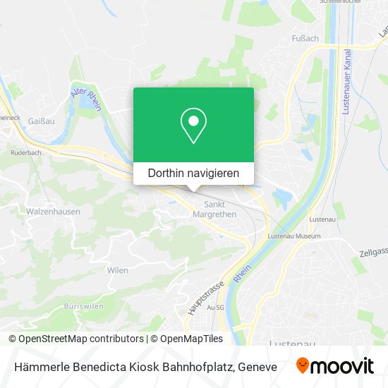 Hämmerle Benedicta Kiosk Bahnhofplatz Karte