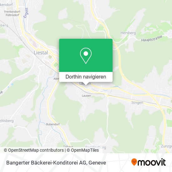 Bangerter Bäckerei-Konditorei AG Karte