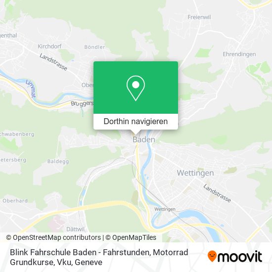 Blink Fahrschule Baden - Fahrstunden, Motorrad Grundkurse, Vku Karte