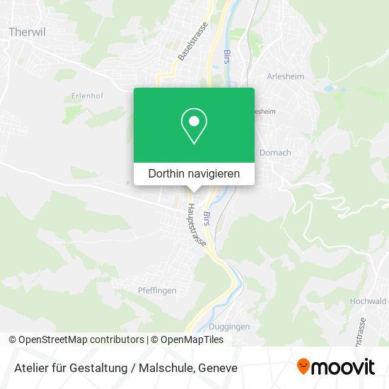 Atelier für Gestaltung / Malschule Karte