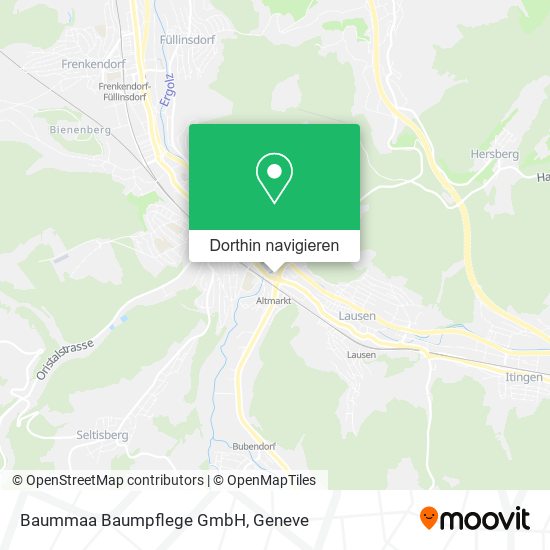 Baummaa Baumpflege GmbH Karte