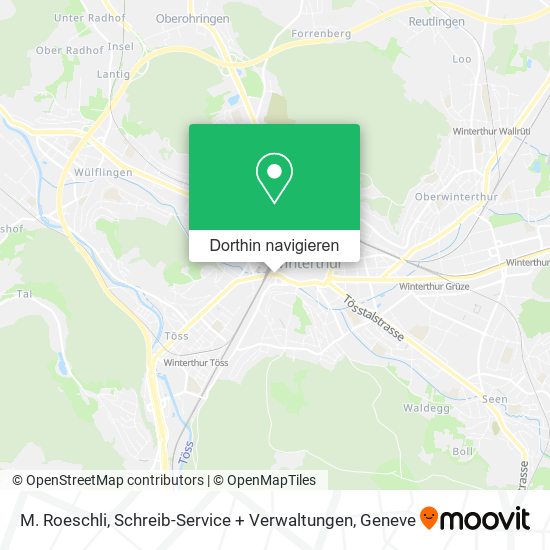 M. Roeschli, Schreib-Service + Verwaltungen Karte