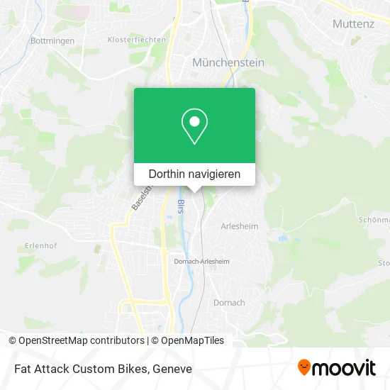 Fat Attack Custom Bikes Karte