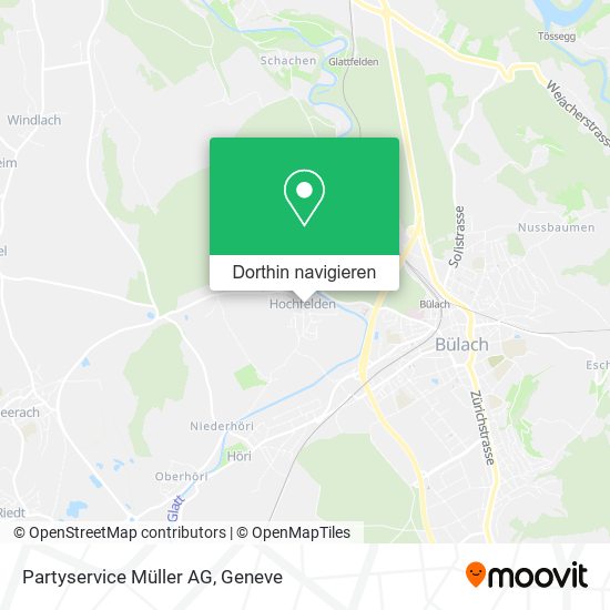Partyservice Müller AG Karte