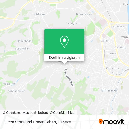 Pizza Store und Döner Kebap Karte