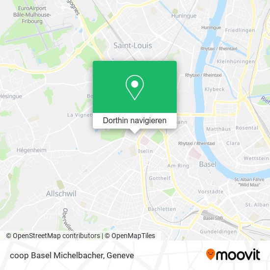 coop Basel Michelbacher Karte