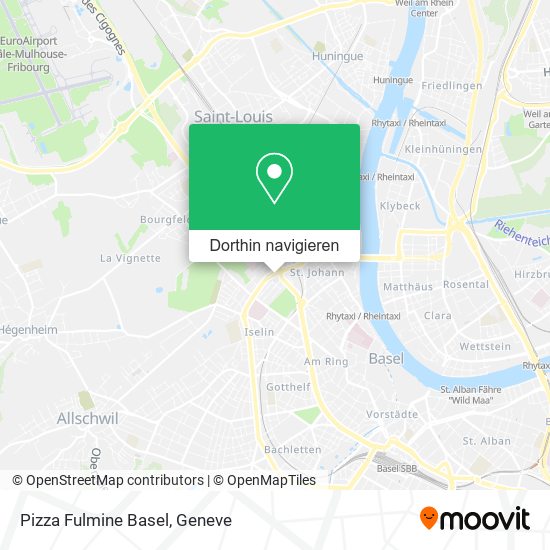 Pizza Fulmine Basel Karte