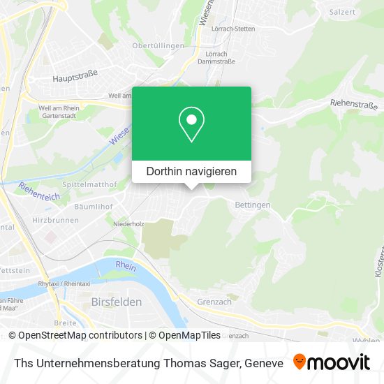 Ths Unternehmensberatung Thomas Sager Karte