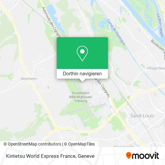 Kintetsu World Express France Karte