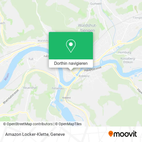 Amazon Locker-Klette Karte