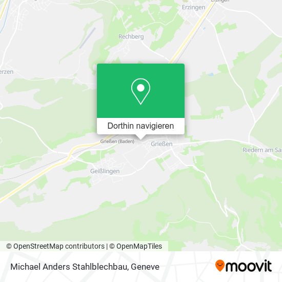 Michael Anders Stahlblechbau Karte