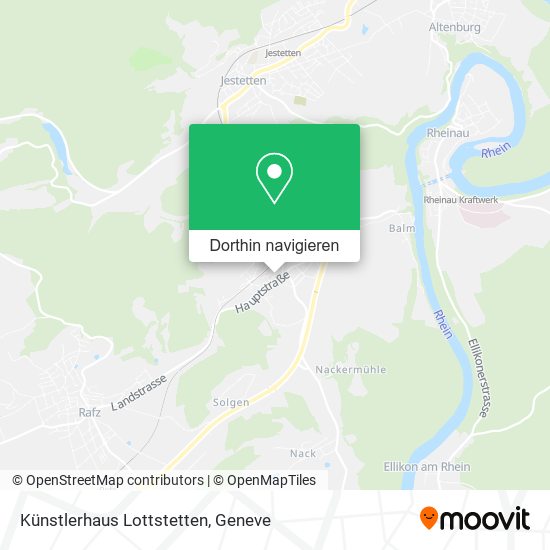 Künstlerhaus Lottstetten Karte