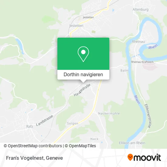 Fran's Vogelnest Karte
