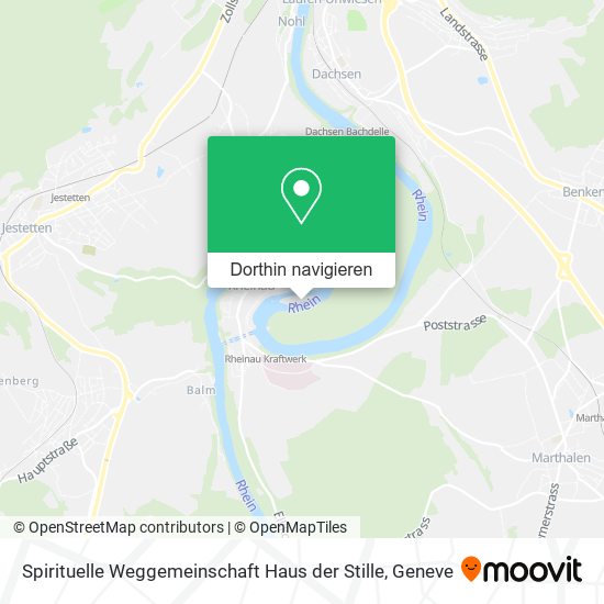 Spirituelle Weggemeinschaft Haus der Stille Karte