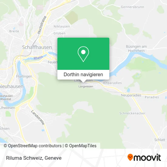 Riluma Schweiz Karte