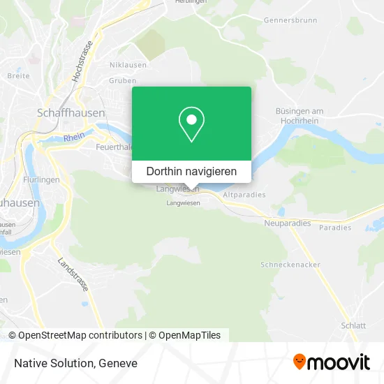 Native Solution Karte