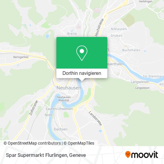 Spar Supermarkt Flurlingen Karte