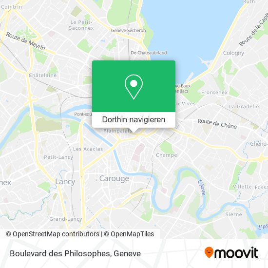 Boulevard des Philosophes Karte