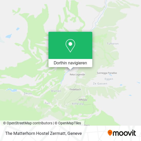 The Matterhorn Hostel Zermatt Karte