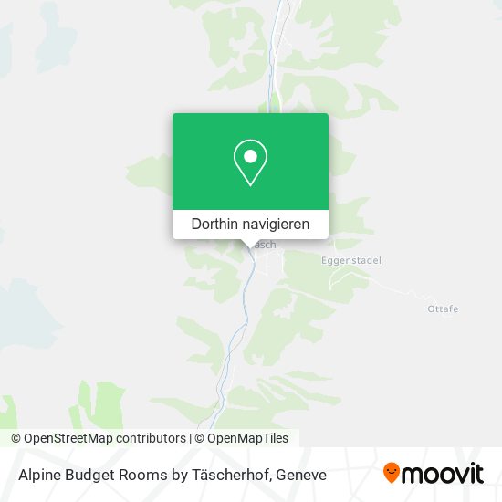 Alpine Budget Rooms by Täscherhof Karte