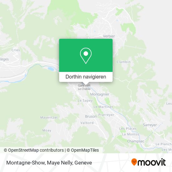 Montagne-Show, Maye Nelly Karte