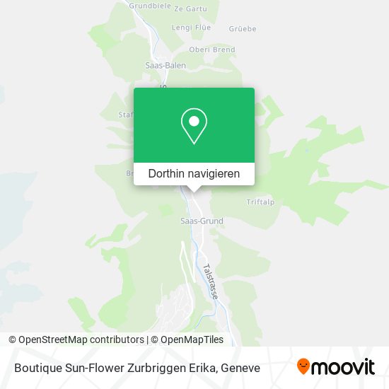 Boutique Sun-Flower Zurbriggen Erika Karte