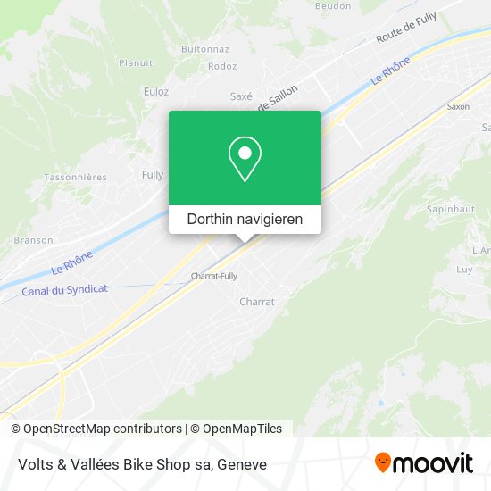 Volts & Vallées Bike Shop sa Karte