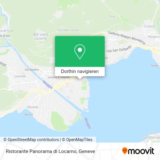 Ristorante Panorama di Locarno Karte