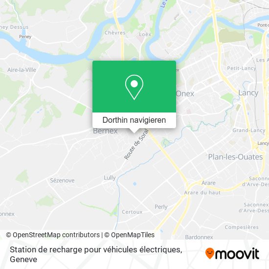 Station de recharge pour véhicules électriques Karte