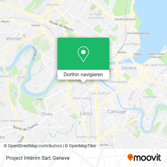 Project Intérim Sàrl Karte