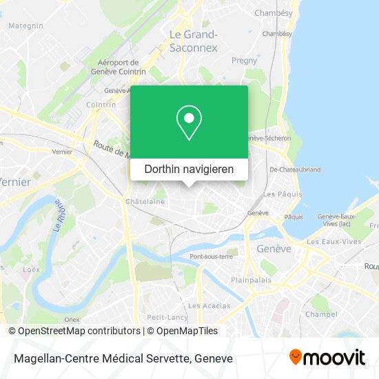 Magellan-Centre Médical Servette Karte