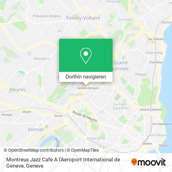 Montreux Jazz Cafe A l'Aeroport International de Geneve Karte