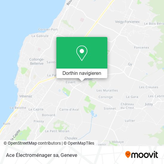 Ace Électroménager sa Karte