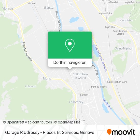 Garage R Udressy - Pièces Et Services Karte