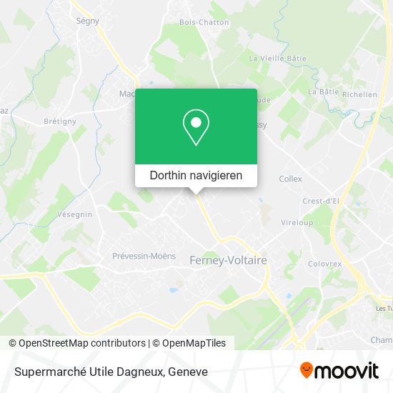 Supermarché Utile Dagneux Karte