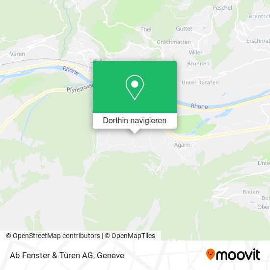 Ab Fenster & Türen AG Karte