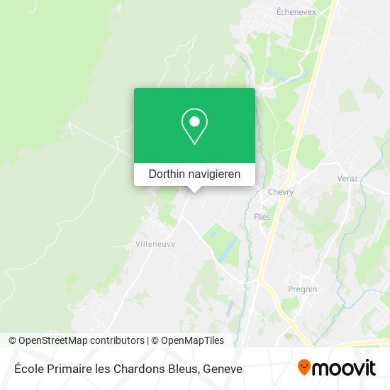 École Primaire les Chardons Bleus Karte