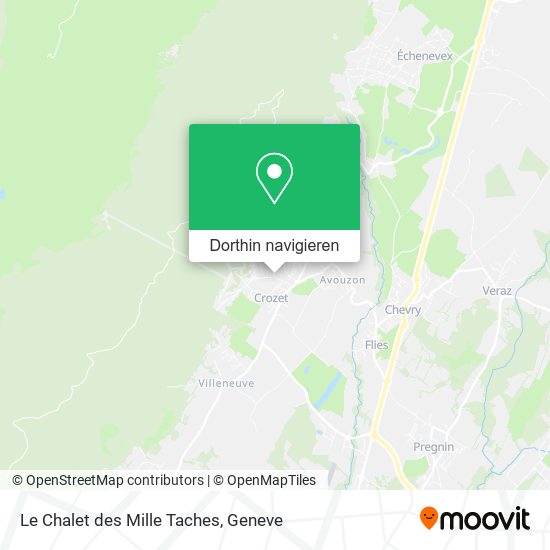 Le Chalet des Mille Taches Karte