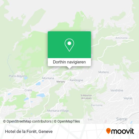 Hotel de la Forêt Karte