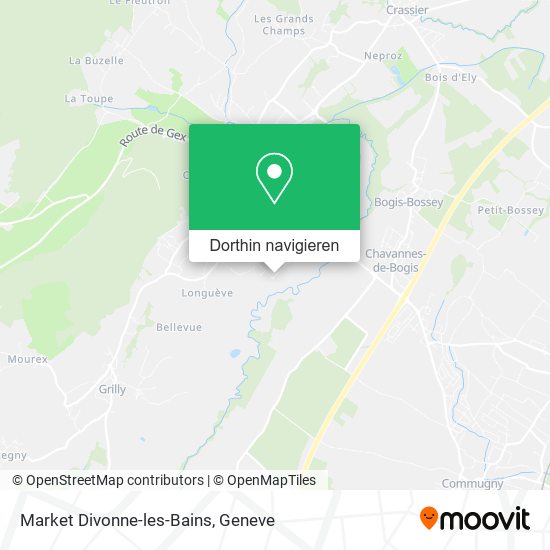 Market Divonne-les-Bains Karte