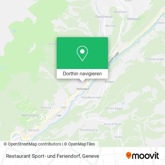 Restaurant Sport- und Feriendorf Karte