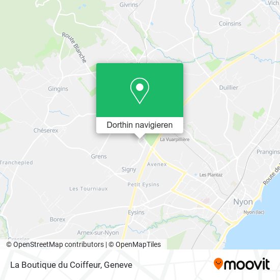 La Boutique du Coiffeur Karte
