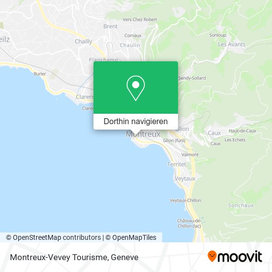 Montreux-Vevey Tourisme Karte