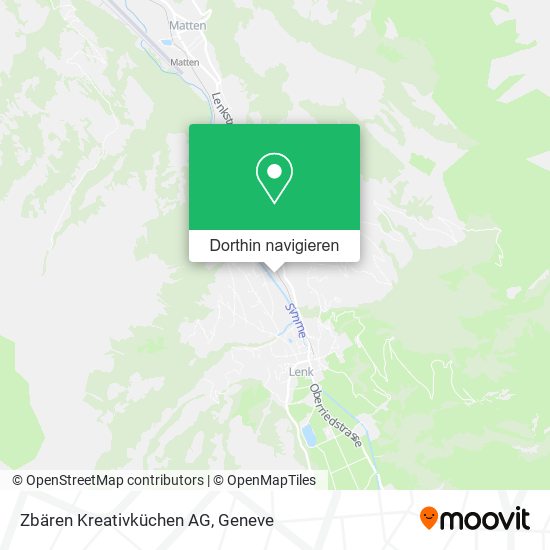 Zbären Kreativküchen AG Karte